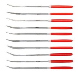 10Pcs Diamond Needle Riffler Set 3 x 140 x 30mm Yato Brand YT-6146