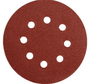 Velcro Abrasive Disc with Holes C Backing 125mm Grit 180 5pcs/Set Yato Brand YT-83457