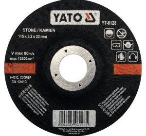 Stone Cutting Disc 115 x 3.2 x 22mm Yato Brand YT-6128