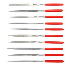 10Pcs Diamond Needle File Set 3 x 140 x 50mm Yato Brand YT-6144
