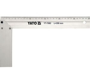 Aluminium Try Square 350mm Yato Brand YT-7082