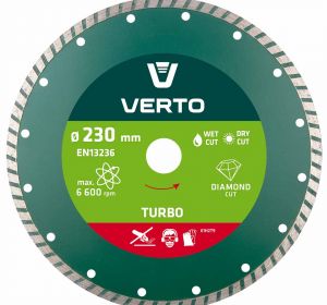Diamond disc 230mm, Turbo