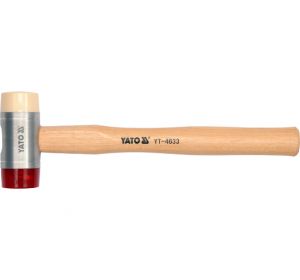 PU & Nylon Head Mallet 28mm Wooden Handle Yato Brand YT-4631